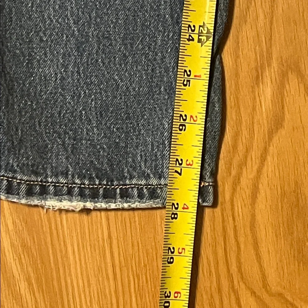 Hollister Distressed Low-Rise Baggy Jeans, size 6s w28 short - Picture 5 of 7